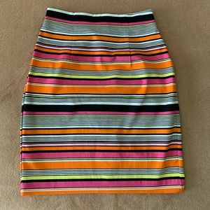 Multicolored Pencil Skirt Size 4